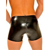 Fist Short en Latex Coupe cycliste avec Zip